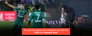 Naseem Shah Sets a New Record Against New Zealand First ODI